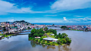 Liberia River Town Wallpaper
