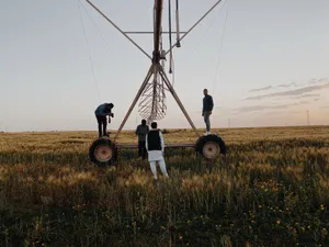 Libya Irrigation Machine Wallpaper