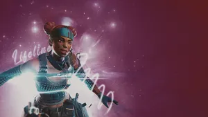 Lifeline, The Combat Medic And Apex Legends Champion Wallpaper