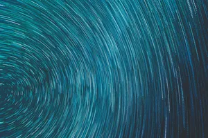 Light Blue Abstract Ellipses Wallpaper