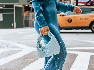 Light Blue Bottega Veneta Handbag Wallpaper