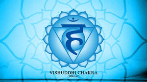 Light Blue Chakra Energy Art Wallpaper