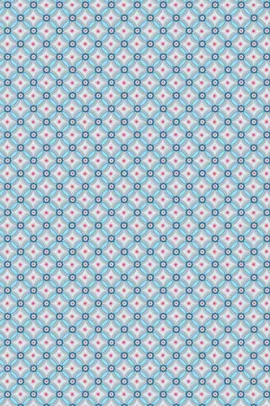 Light Blue Medallion Pattern Wallpaper