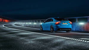 Light Blue Volvo Automobile Wallpaper