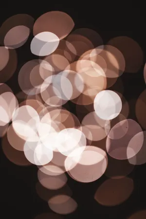Light Brown Bokeh Lights Wallpaper