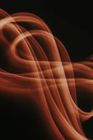 Light Brown Curve Lines Wallpaper