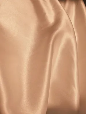 Light Orange Silk Fabric Wallpaper