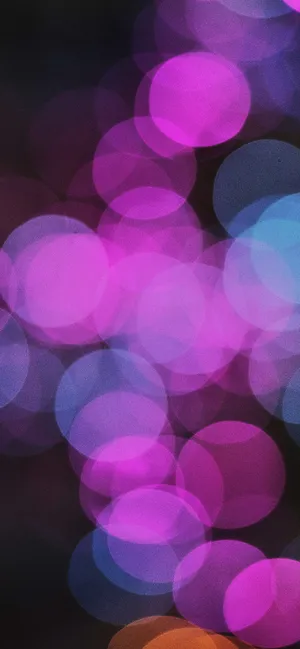 Light Orbs Neon Purple Iphone Wallpaper