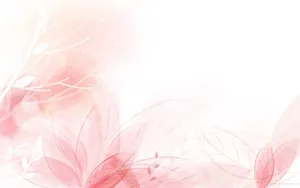 Light Pink Leaves Wallpaper