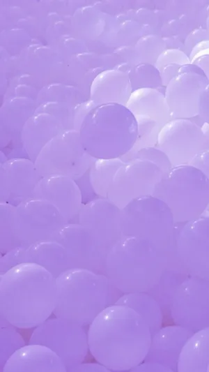 Light Purple Iphone Balloons Wallpaper