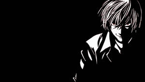 Light Yagami Dark Anime Aesthetic Desktop Wallpaper