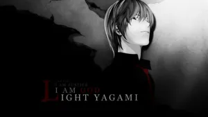 Light Yagami I Am God Wallpaper