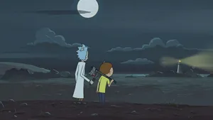 Lighthouse Rick And Morty 4k Wallpaper