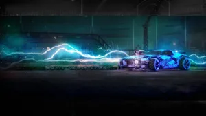 Lighting Bolt Rocket League 4k Wallpaper