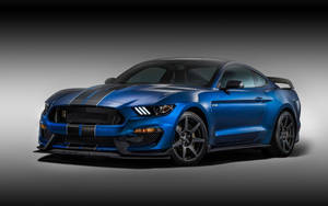 Lightning Blue Shelby Mustang Gt500 Wallpaper