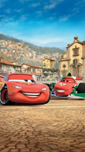 Lightning In Porto Corsa Cars 2 Wallpaper