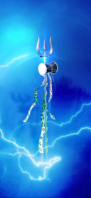 Lightning Rod Trishul Wallpaper