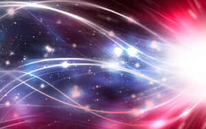 Lights Radiate Galaxy Wallpaper