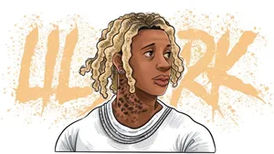 Lil Durk Graphic Artwork Wallpaper