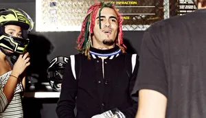 Lil Pump Celebrating His Success Wallpaper