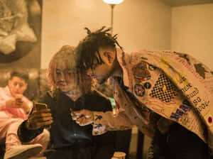 Lil Pump Performs Live On Stage Wallpaper