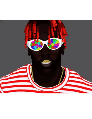 Lil Yachty On Stage Wallpaper