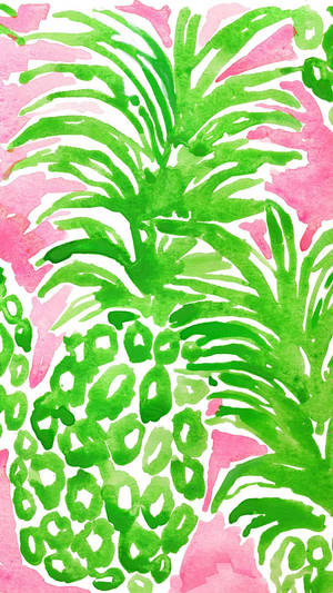 Lilly Pulitzer Pineapple Wallpaper