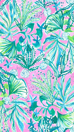 Lilly Pulitzer Summer Print Wallpaper