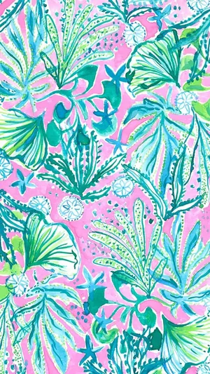 Lilly Pulitzer Summer Print Wallpaper