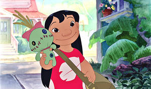 Lilo And Stitch Rag Doll Wallpaper