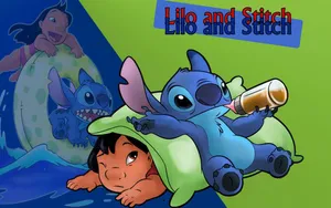 Lilo Stitch Amazing Friendship Wallpaper