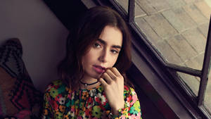 Lily Collins For Instyle Magazine Wallpaper
