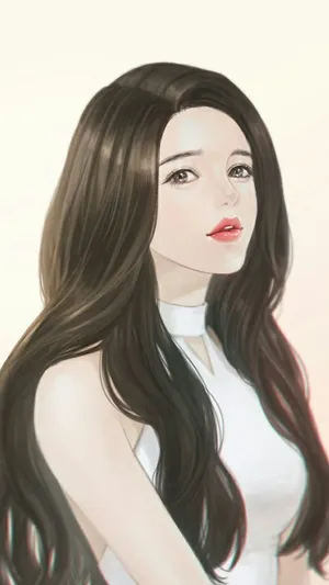 Lim Joo-kyung From True Beauty Beautiful Girl Cartoon Wallpaper