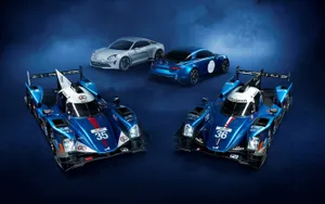 Line-up Of Different Alpine Models Wallpaper