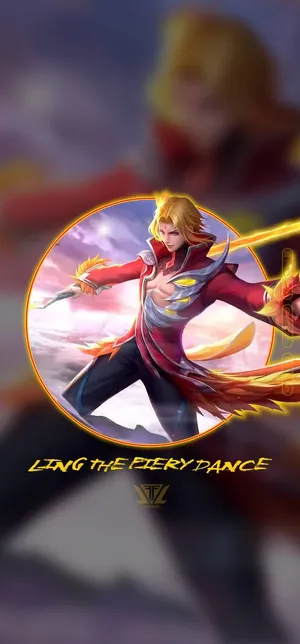 Ling Ml Fiery Dance Skin Wallpaper