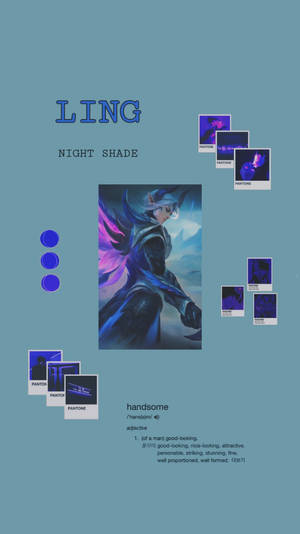 Ling Mobile Legends Night Shade Polaroid Wallpaper