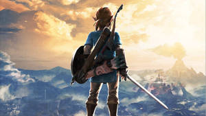 Link, The Heroic Adventurer From The Legend Of Zelda. Wallpaper