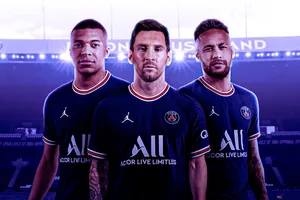 Lionel Messi And Neymar Jr Share An Embrace Wallpaper