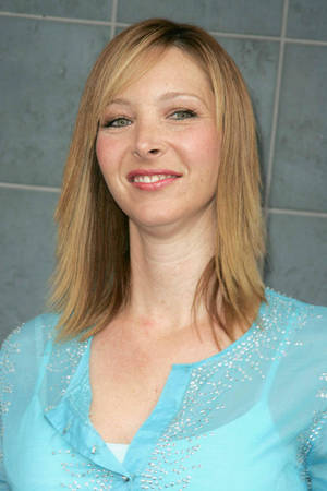 Lisa Kudrow Blue Blouse Wallpaper