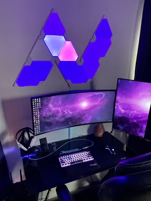 Lit Desktop Computer Wallpaper