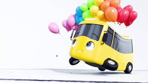 Little Baby Bum Yellow Bus Wallpaper