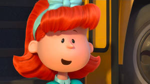 Little Red-haired Girl Peanuts Wallpaper