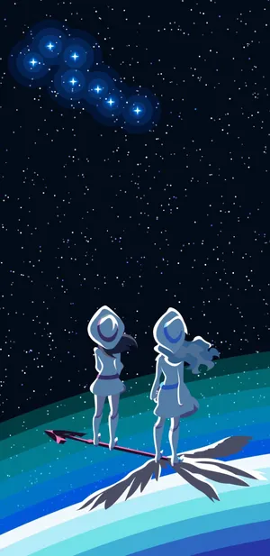 Little Witch Academia In Space Wallpaper