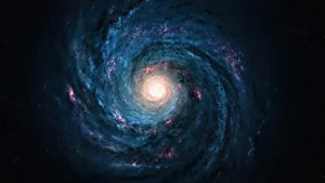 Live 4k Uhd Swirling Galaxy Wallpaper