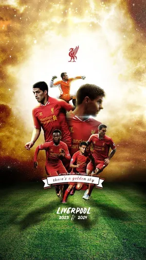 Liverpool F.c. Logo On An Iphone Wallpaper
