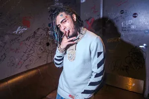 “living Life Fast With Lil Pump.” Wallpaper