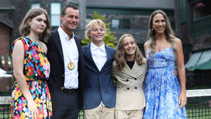 Lleyton Hewitt At The Tennis Hall Of Fame Induction Ceremony 2022 Wallpaper