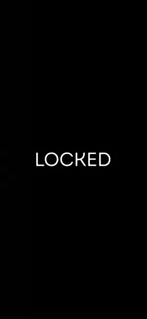 Locked Text Wallpaper