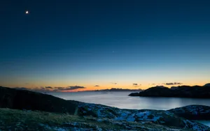 Lofoten Clear Sky Wallpaper