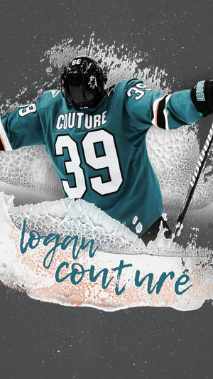 Logan Couture - A Vision Of Strength On Ice Wallpaper